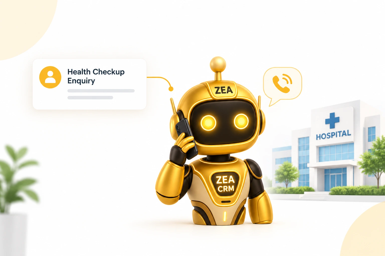 Zea Robot Health Checkup Call